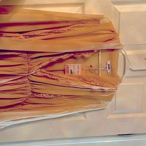 Missguided lace beige dress